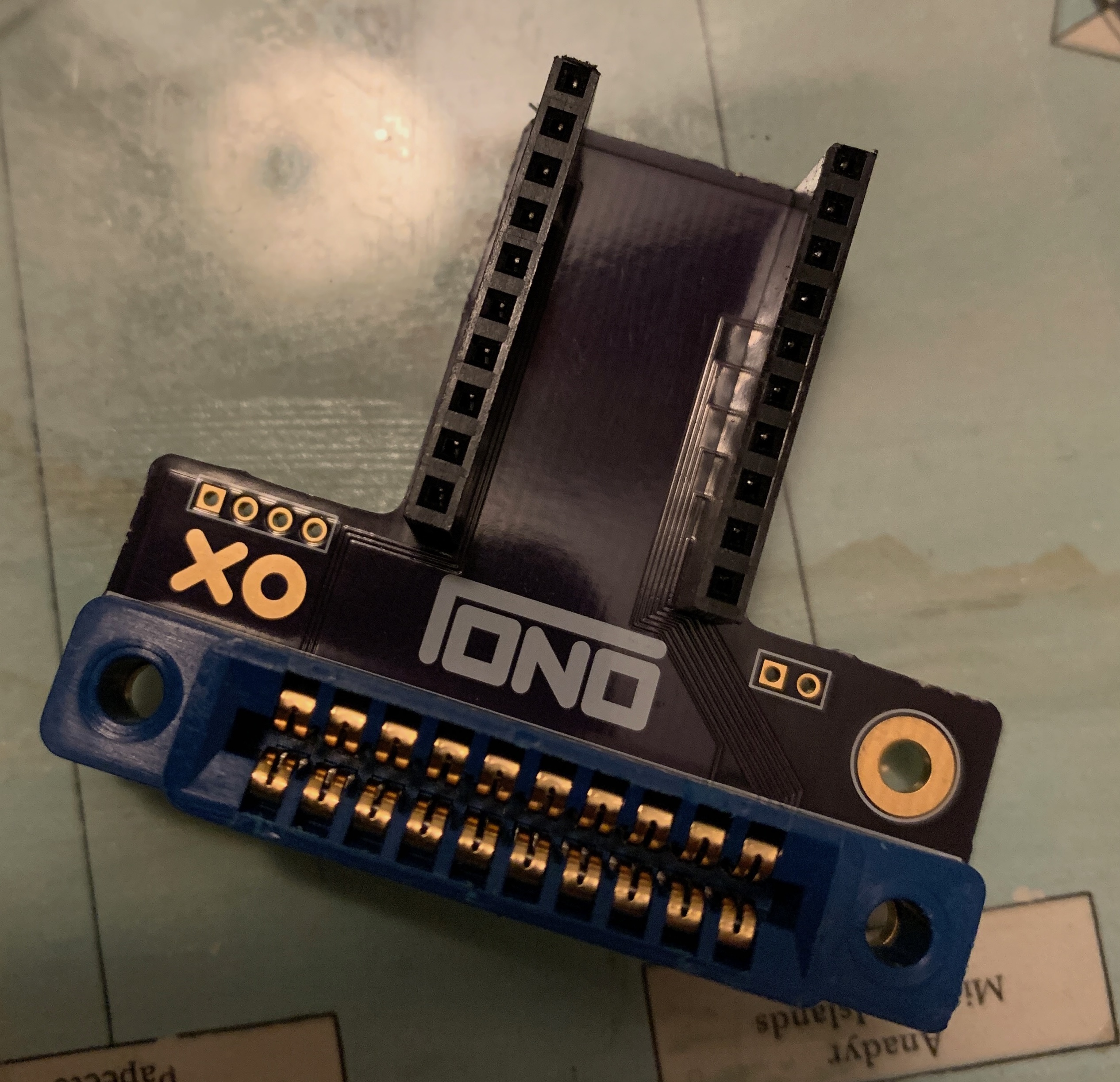 Final connector pcb with chunky connector